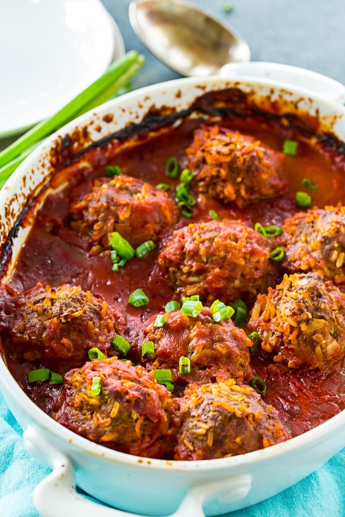 Old-Fashioned Porcupine Meatballs