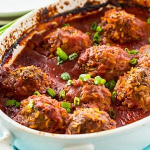 Old-Fashioned Porcupine Meatballs