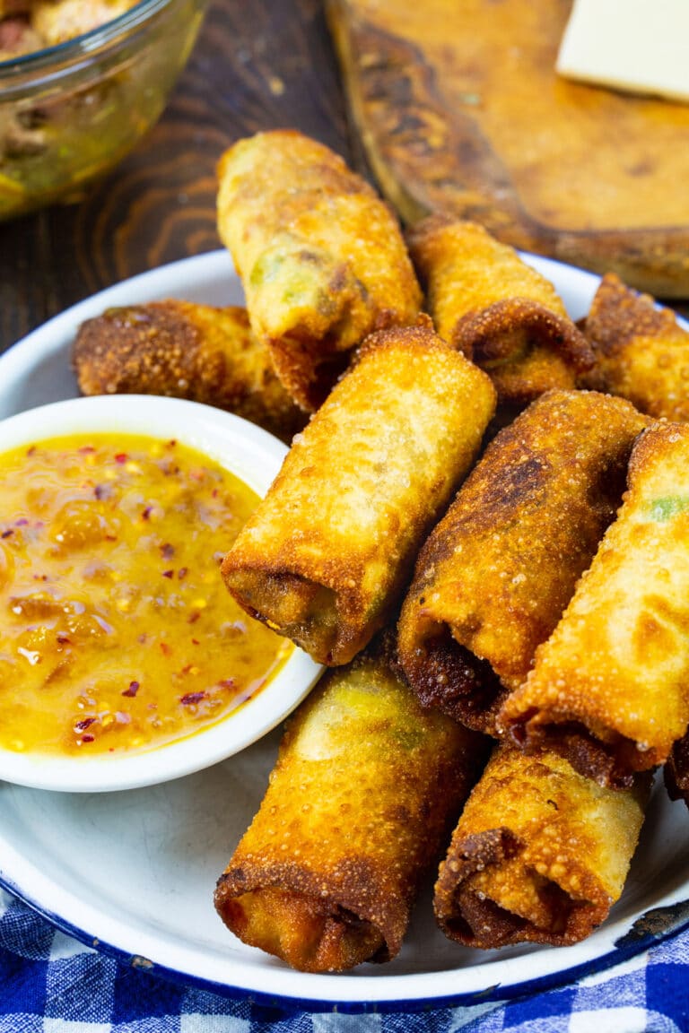 Pulled Pork Egg Rolls - Spicy Southern Kitchen