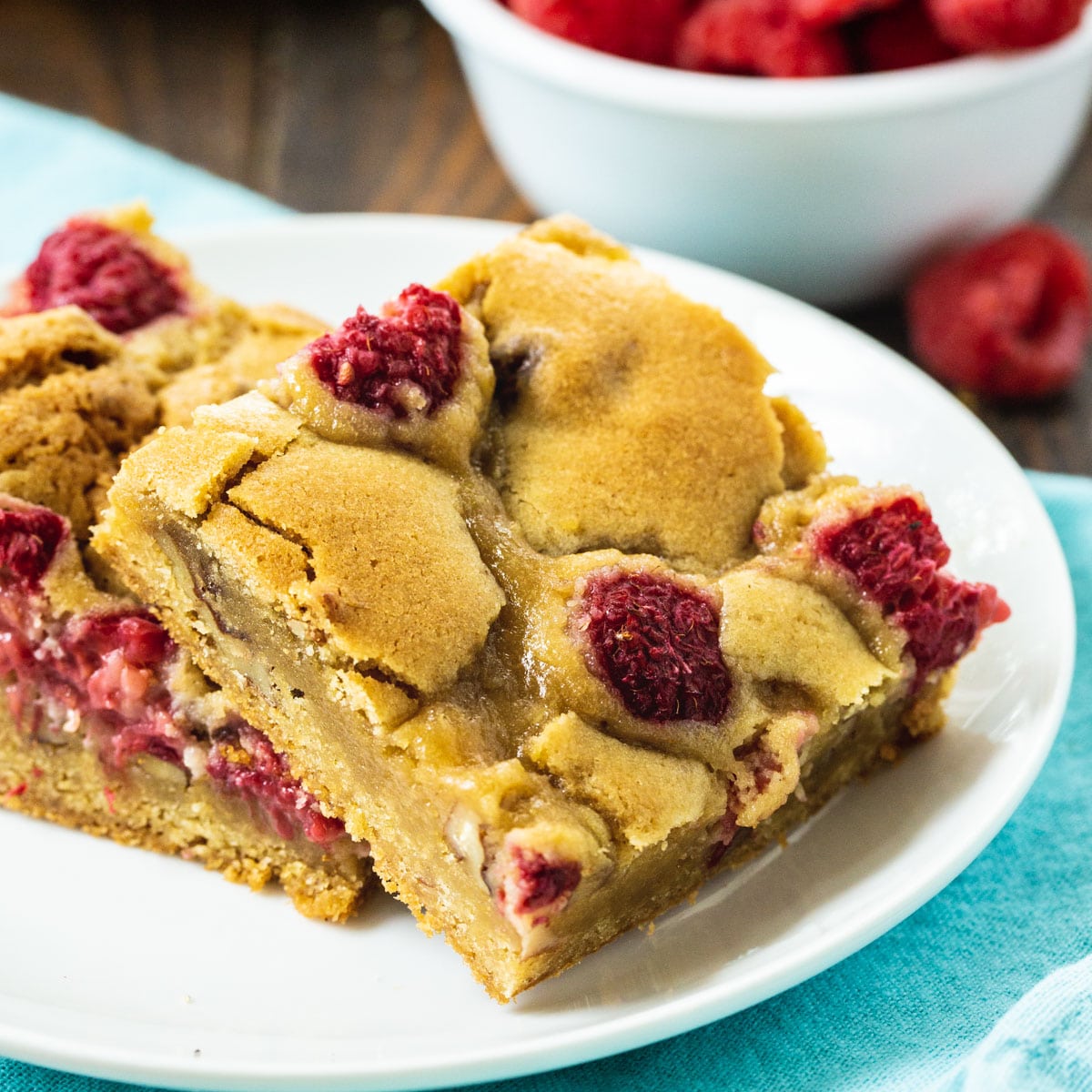 RaspberryPecan Blondies Spicy Southern Kitchen