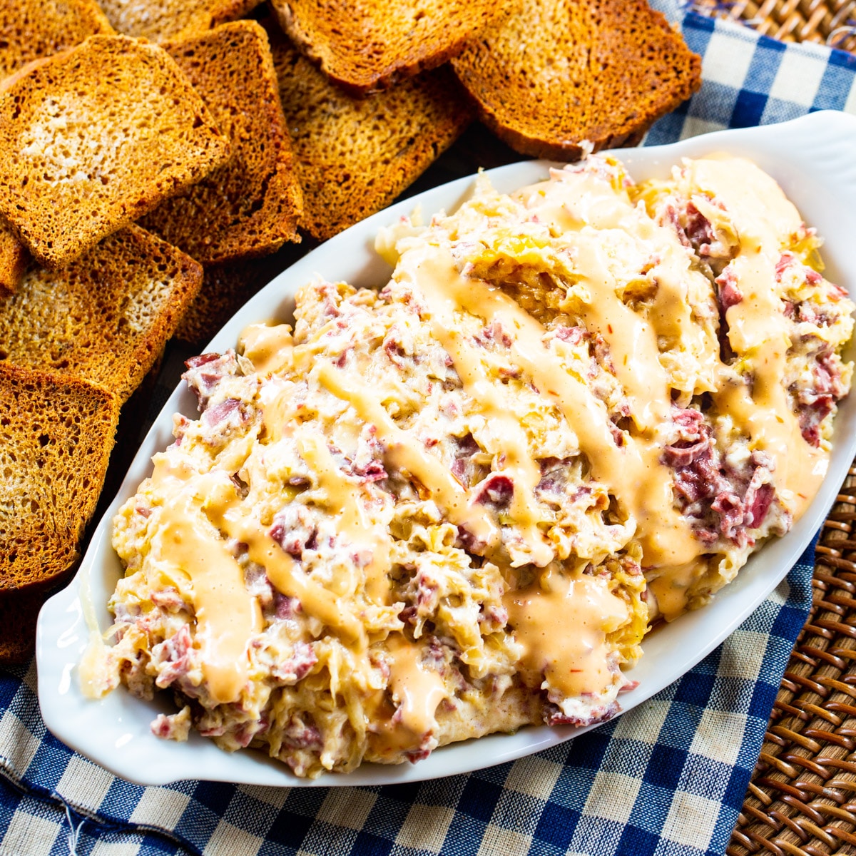 Slow Cooker Reuben Dip Recipe