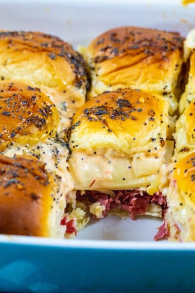 Baked Reuben Sliders - Spicy Southern Kitchen