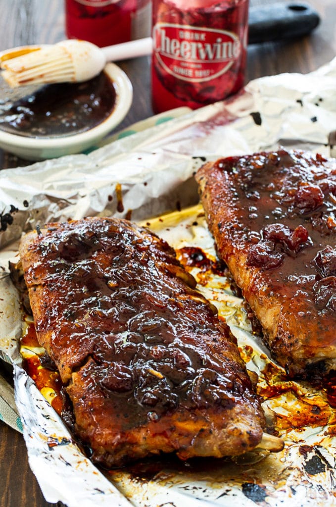Baby Back Ribs with Spicy Cheerwine Glaze - Spicy Southern Kitchen