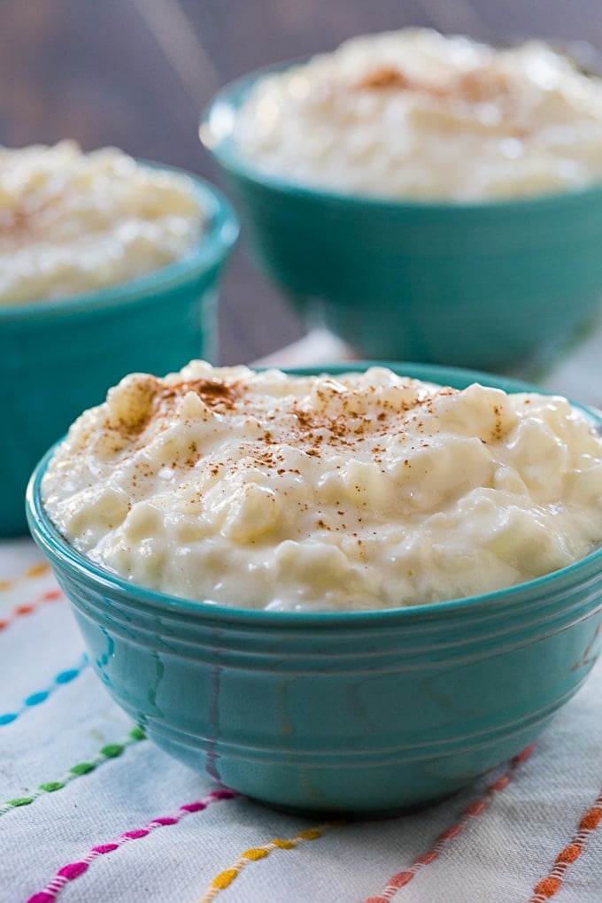 Old-Fashioned Rice Pudding is perfectly creamy.