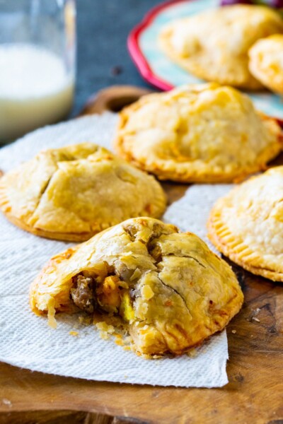 Sausage, Egg, and Cheese Hand Pies - Spicy Southern Kitchen