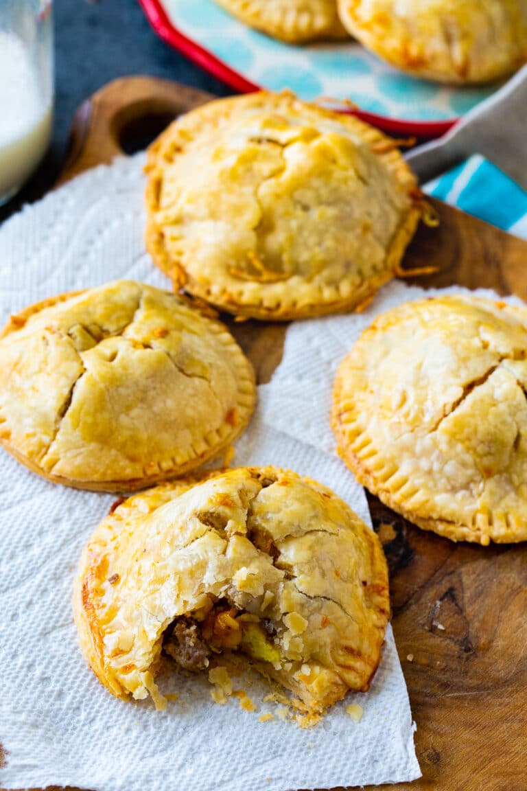 Sausage, Egg, and Cheese Hand Pies - Spicy Southern Kitchen