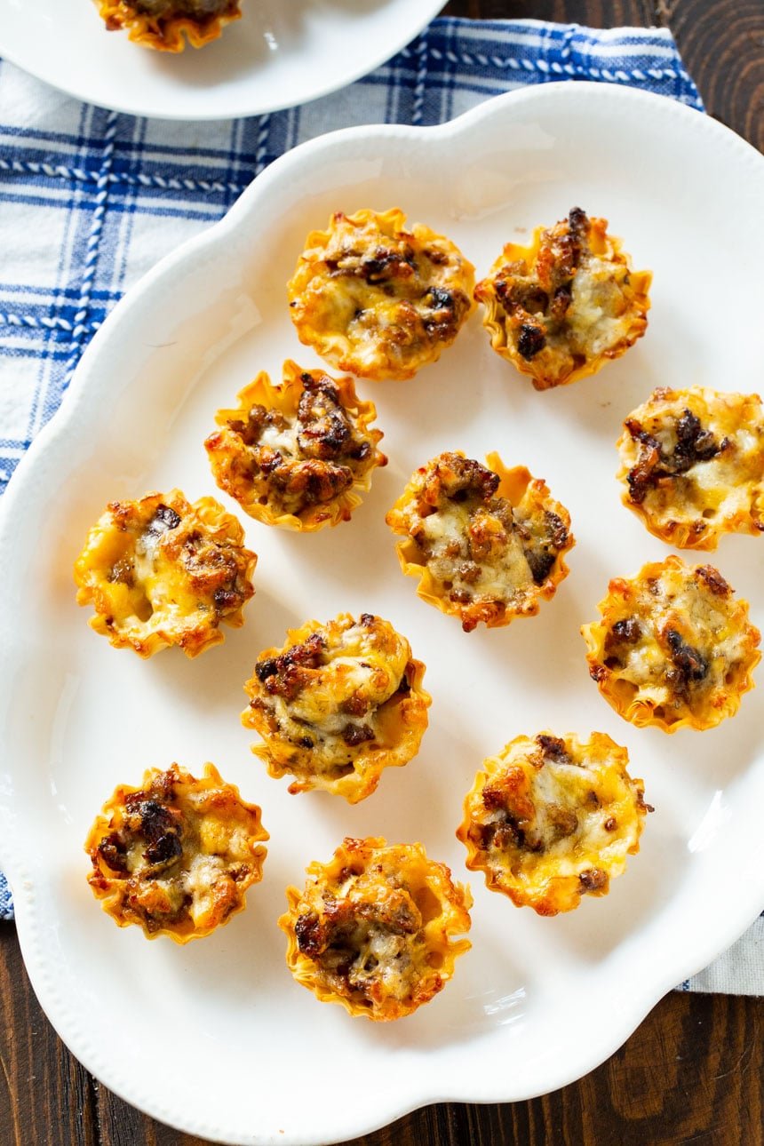 Sausage Ranch Phyllo Cups