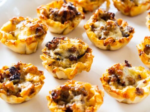 Phyllo Cup Appetizers - BBQ Pulled Pork Phyllo Cups