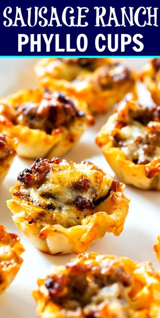Sausage Ranch Phyllo Cups Spicy Southern Kitchen