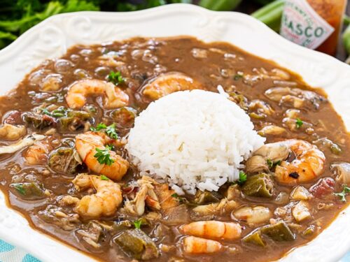 Seafood And Okra Gumbo Spicy Southern Kitchen