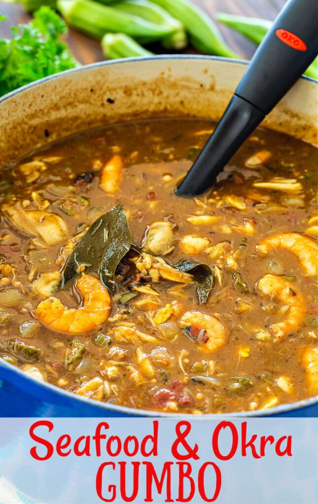Seafood and Okra Gumbo - Spicy Southern Kitchen