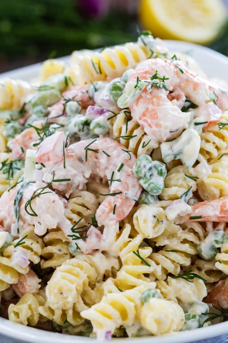 Shrimp and Dill Pasta Salad - Spicy Southern Kitchen