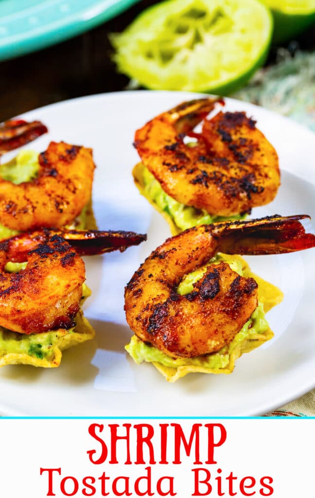 Shrimp Tostada Bites - Spicy Southern Kitchen