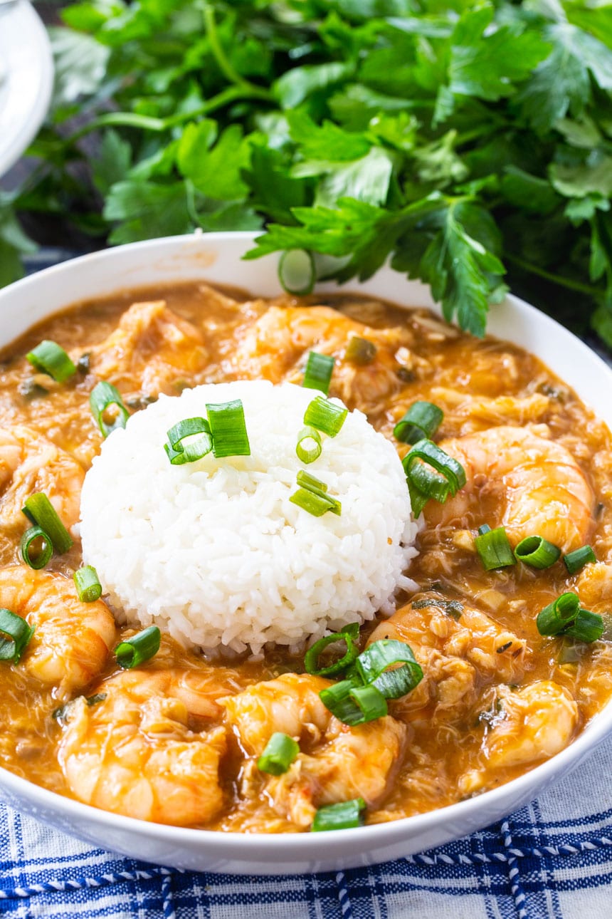 Crab and Shrimp Etouffee