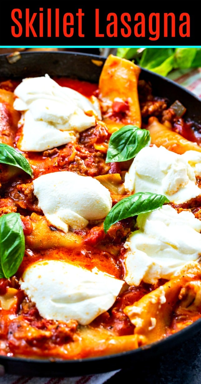 Easy Skillet Lasagna