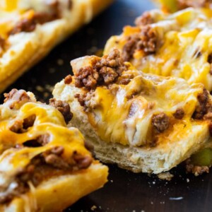 Sloppy Joe French Bread Pizza