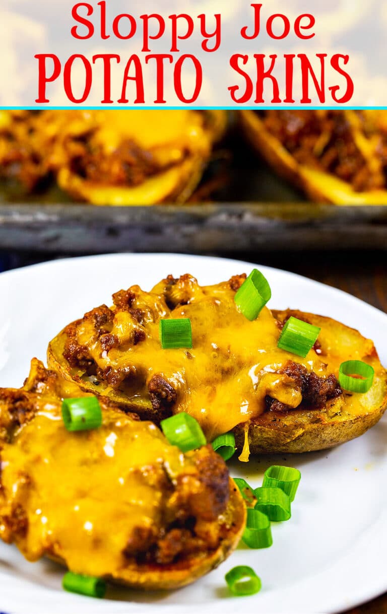 Sloppy Joe Potato Skins - Spicy Southern Kitchen