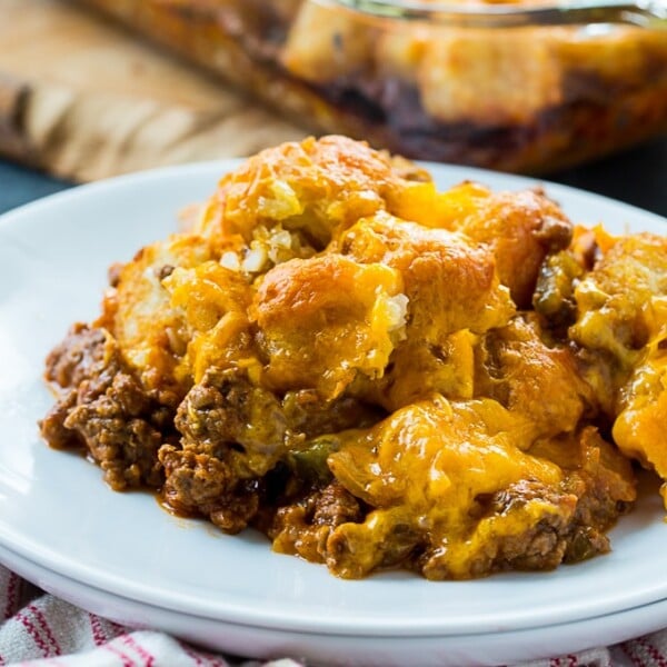 Sloppy Joe Tater Tot Casserole