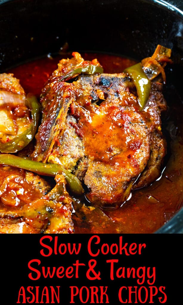 Slow Cooker Sweet and Tangy Asian Pork Chops Spicy Southern Kitchen