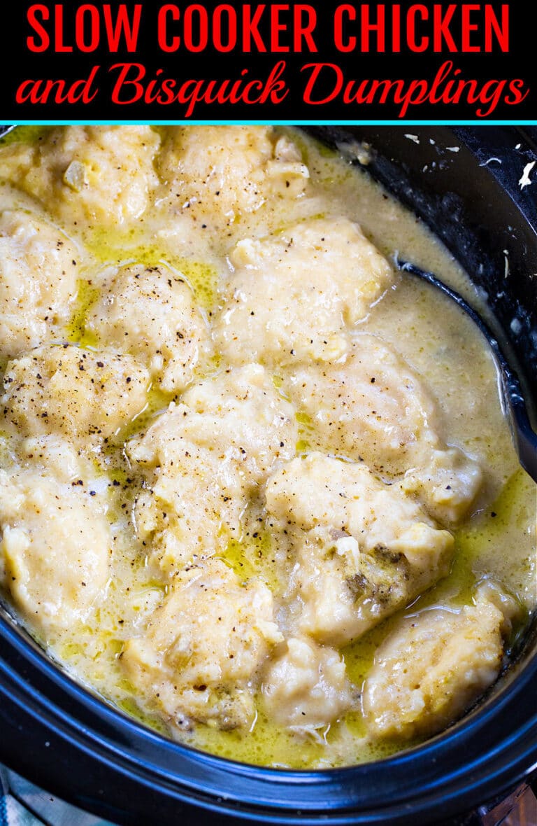 Slow Cooker Chicken and Bisquick Dumplings - Southern Recipes