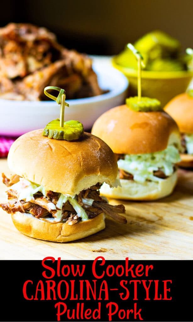 Slow Cooker CarolinaStyle Pulled Pork Spicy Southern Kitchen