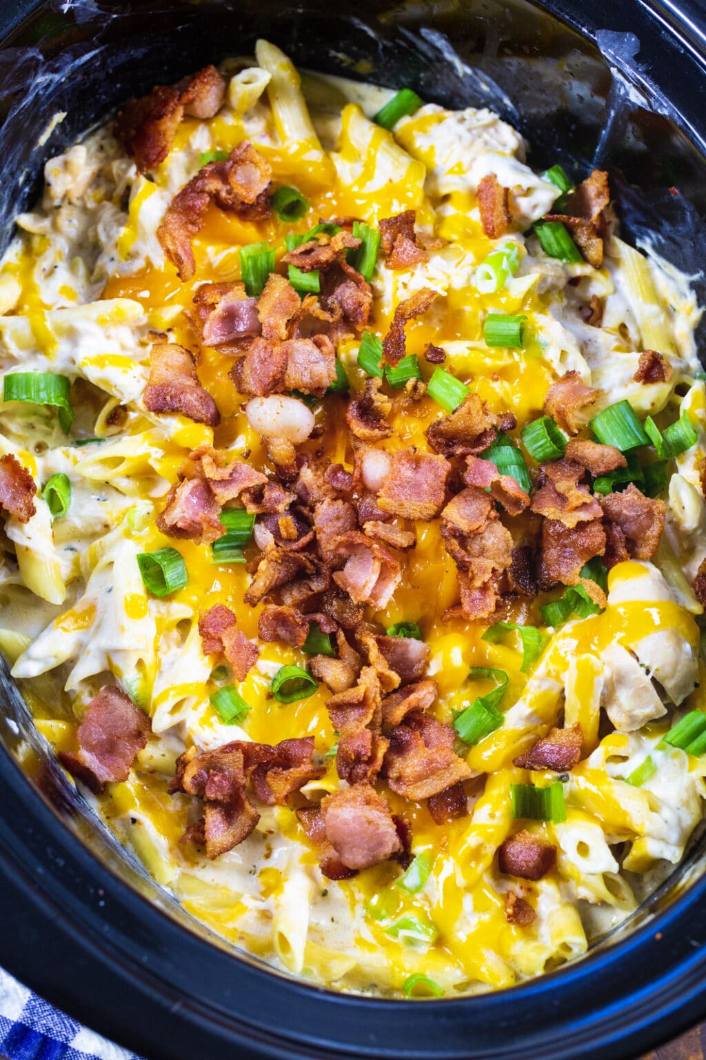 Slow Cooker Crack Chicken Pasta Spicy Southern Kitchen