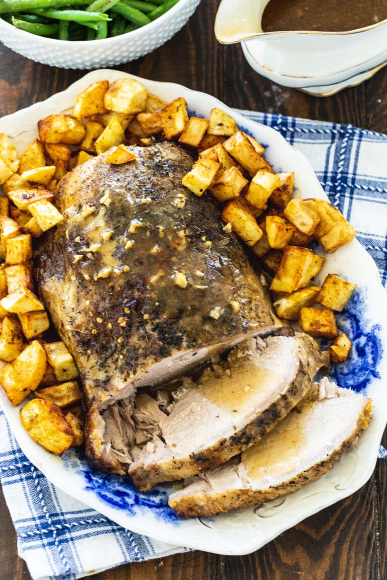 Slow Cooker Garlic Butter Pork Roast Spicy Southern Kitchen