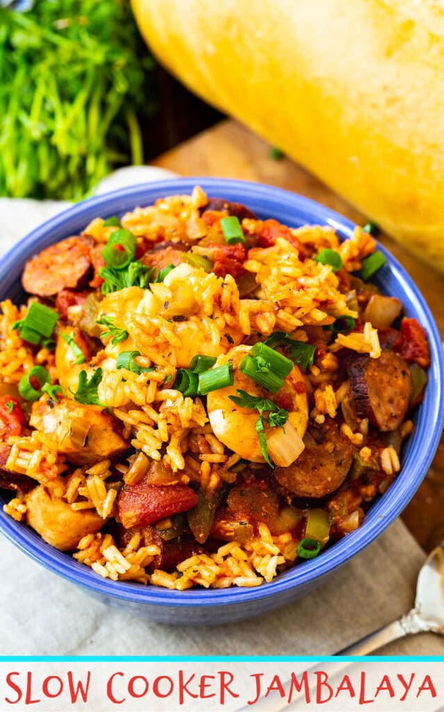 Slow Cooker Jambalaya - Spicy Southern Kitchen