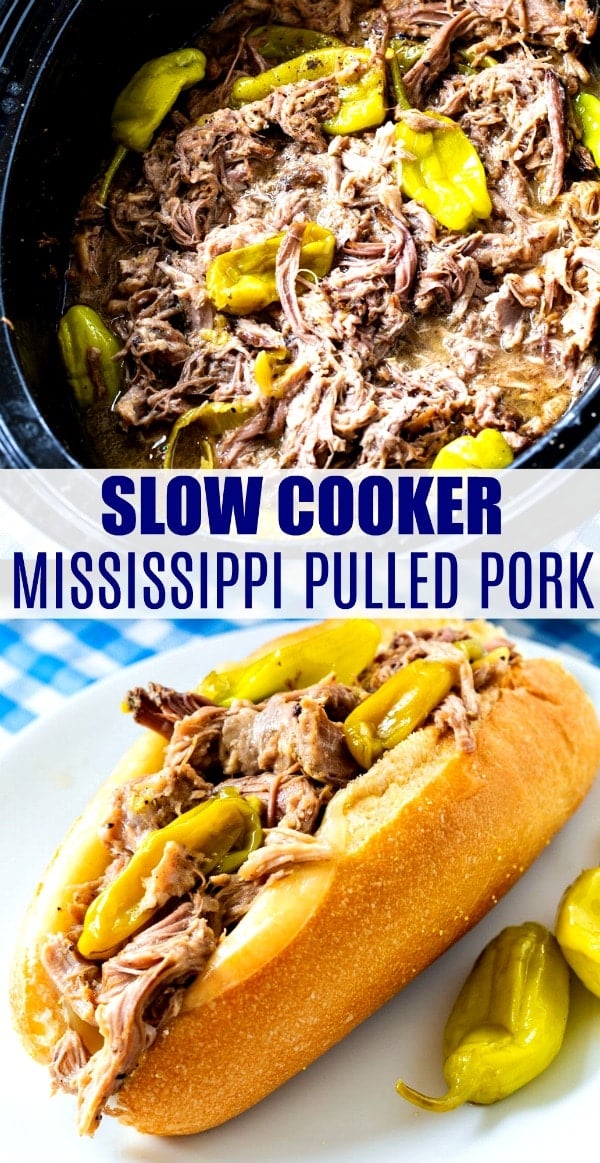 Slow Cooker Mississippi Pulled Pork