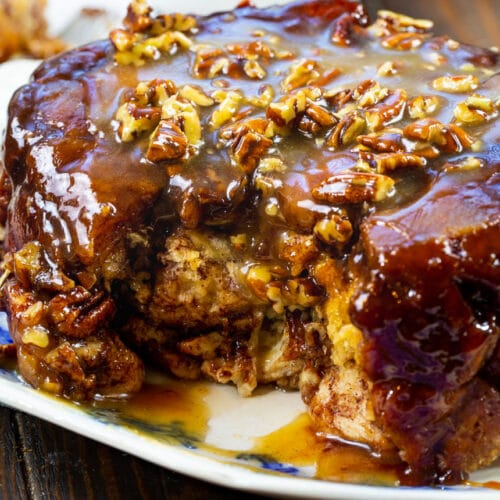 Slow Cooker Monkey Bread - Spicy Southern Kitchen