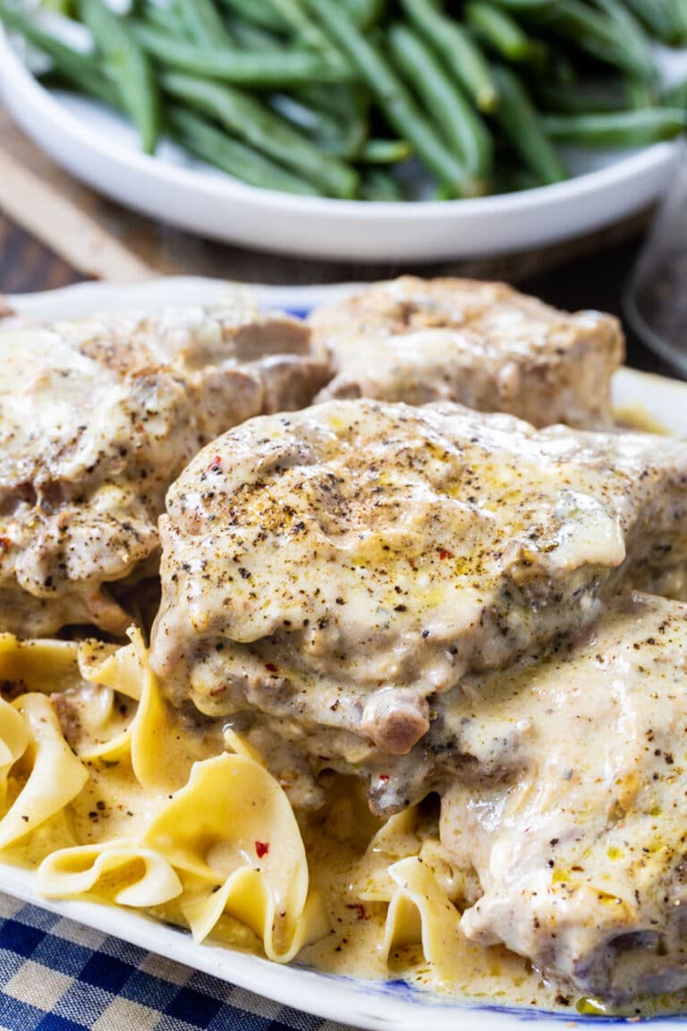 Slow Cooker Creamy Ranch Pork Chops Spicy Southern Kitchen
