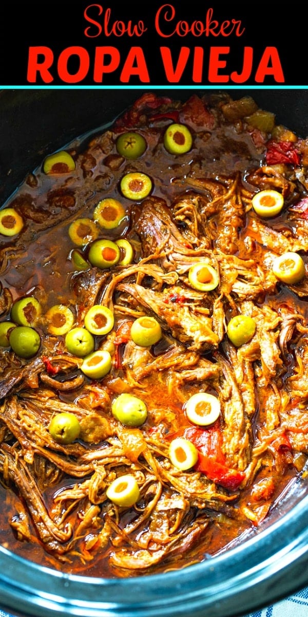 Ropa Vieja in a slow cooker