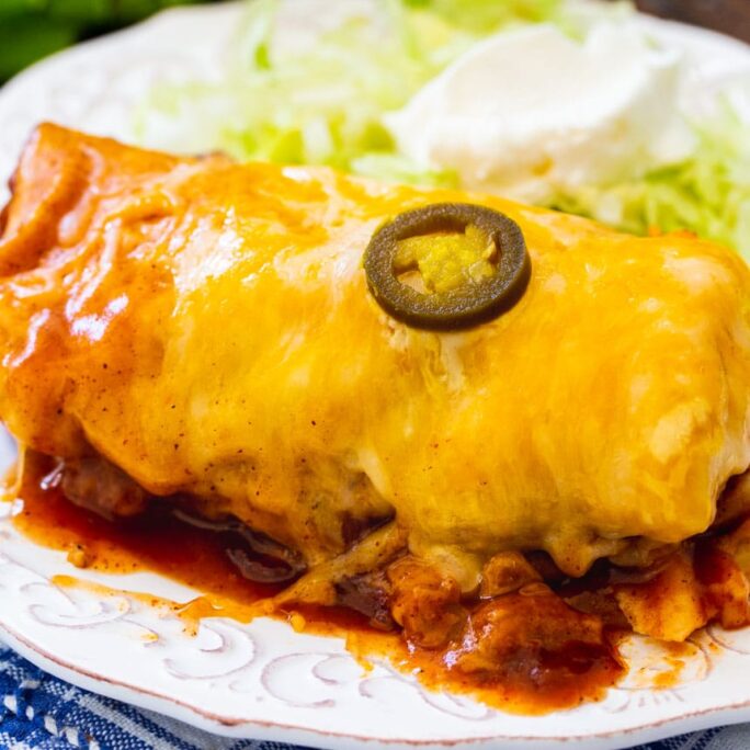 Easy 3Ingredient Smothered Burritos Spicy Southern Kitchen