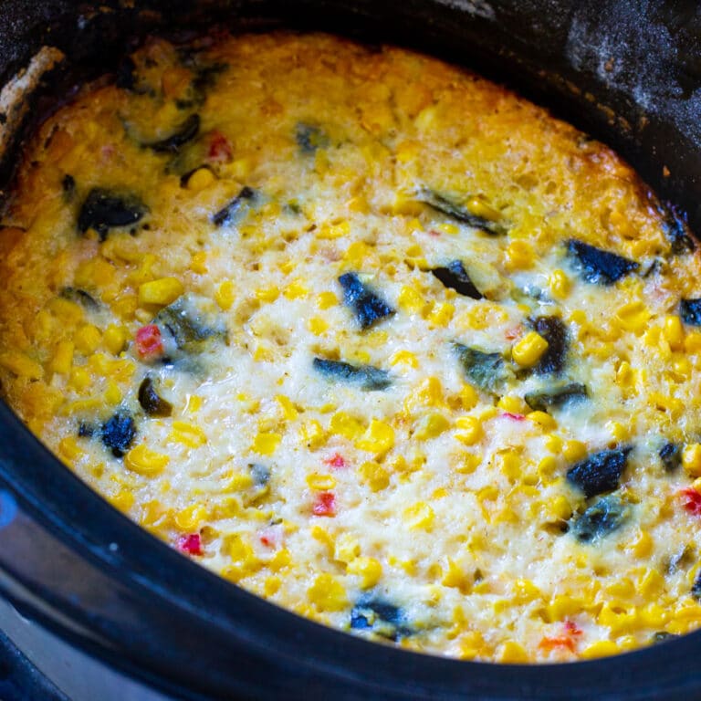Slow Cooker Southwestern Corn Casserole Spicy Southern Kitchen