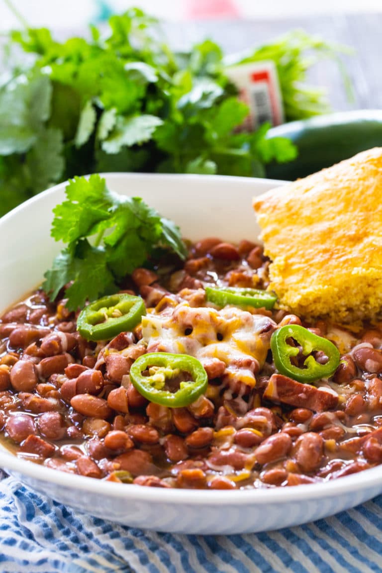 Slow Cooker Spicy Pinto Beans Spicy Southern Kitchen