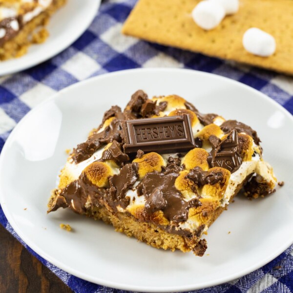 S'mores Bar on a small plate.