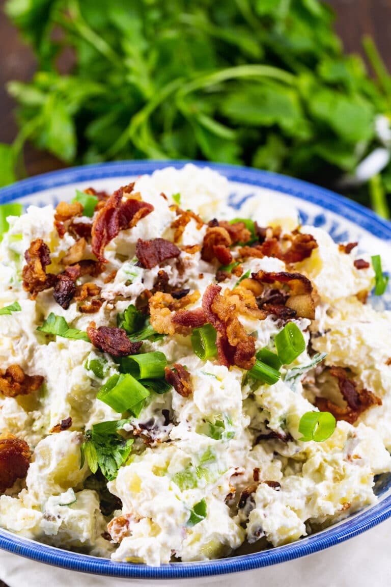 Sour Cream And Bacon Potato Salad - Spicy Southern Kitchen