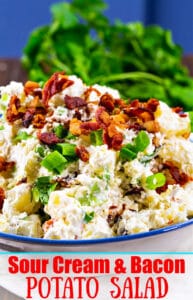 Sour Cream and Bacon Potato Salad - Spicy Southern Kitchen