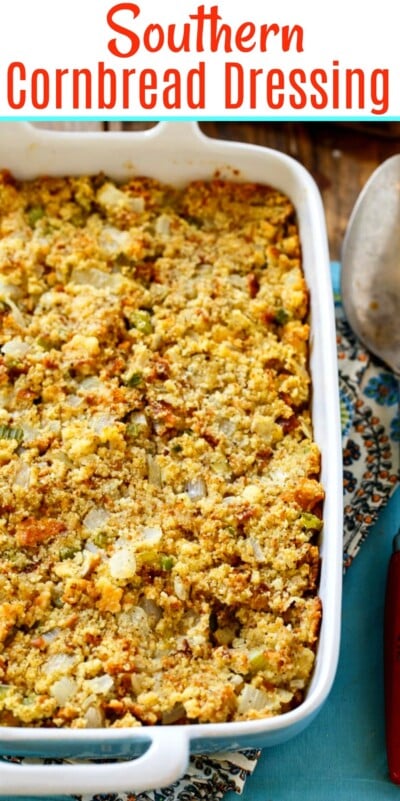 Southern Cornbread Dressing - Spicy Southern Kitchen