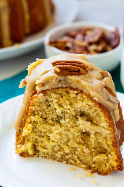 Southern Praline Bundt Cake - Spicy Southern Kitchen