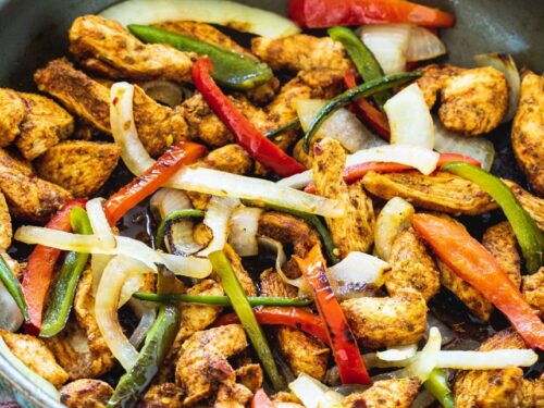 Spicy Chicken Fajitas - Spicy Southern Kitchen