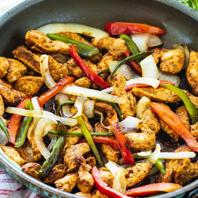 Spicy Chicken Fajitas - Spicy Southern Kitchen