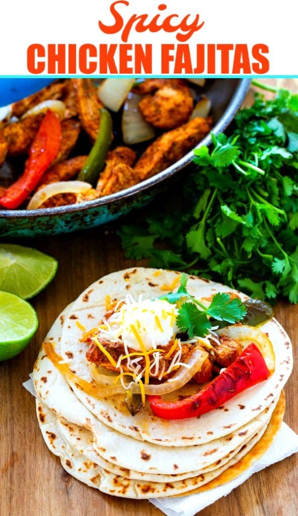 Spicy Chicken Fajitas - Spicy Southern Kitchen