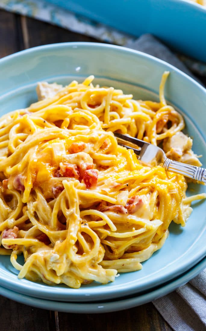 Spicy Chicken Spaghetti 