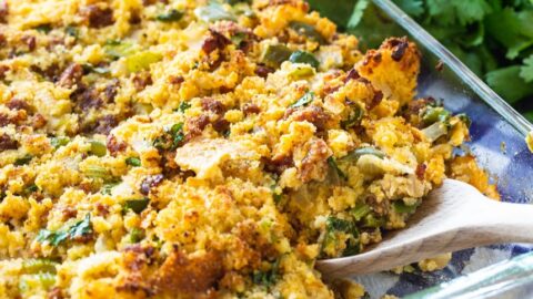 Southern Cornbread Dressing - Spicy Southern Kitchen