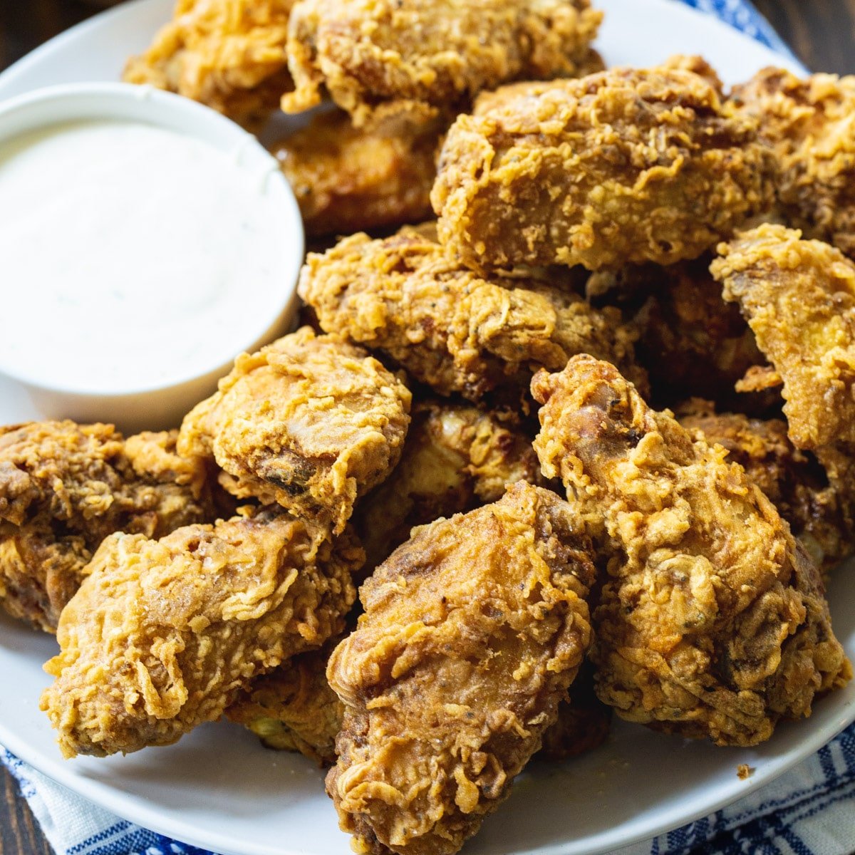 Deep Fried Chicken Wings Recipe