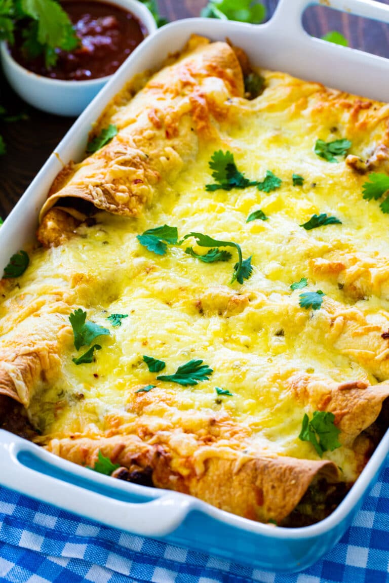 Spicy Sausage Breakfast Enchiladas Spicy Southern Kitchen