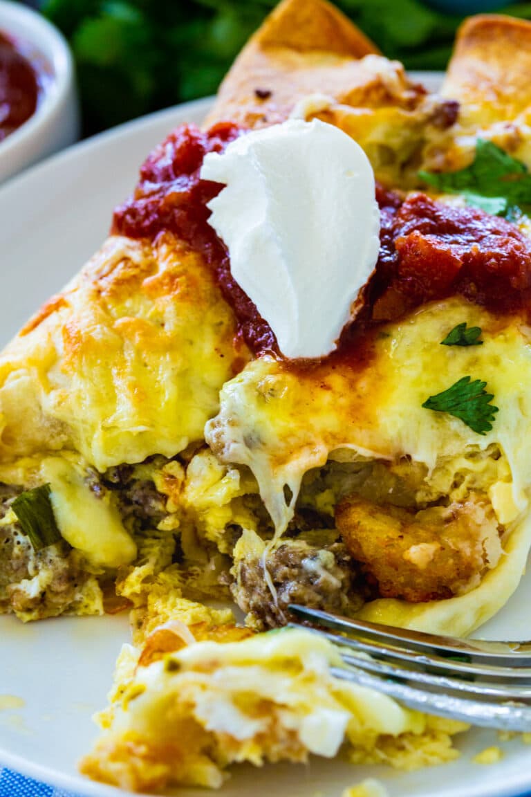 Spicy Sausage Breakfast Enchiladas Spicy Southern Kitchen