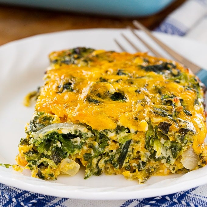 Spinach And Cheese Casserole Spicy Southern Kitchen