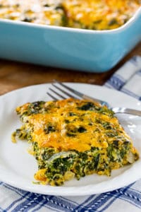 Spinach and Cheese Casserole - Spicy Southern Kitchen